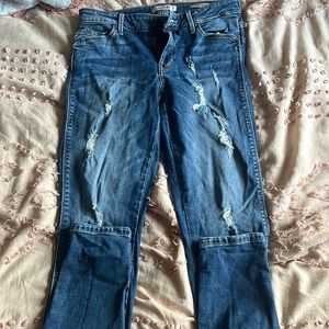 dark blue guess jeans!